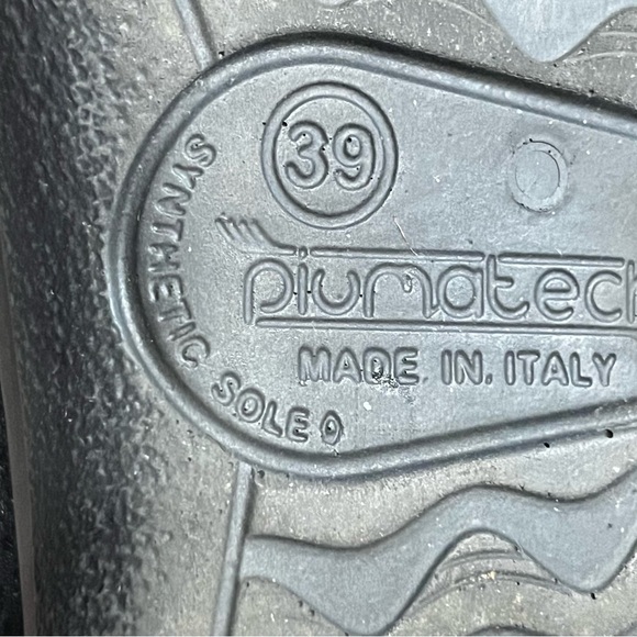 Fly‎ Flot Women 39 Black Mesh PlumTech Covered Full Water Shoes Italy Slip On - Picture 7 of 11